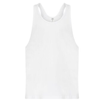 Camiseta blanca de tirantes personalizada