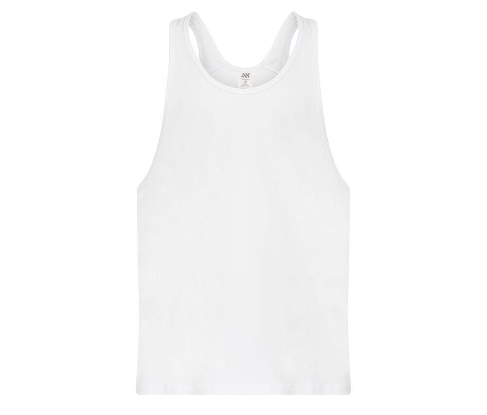 Camiseta blanca de tirantes personalizada