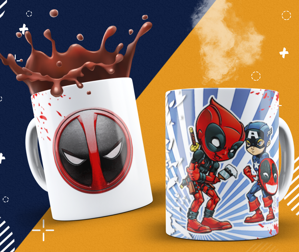 Tazas diseño Personajes DeadPool - Imagen 7