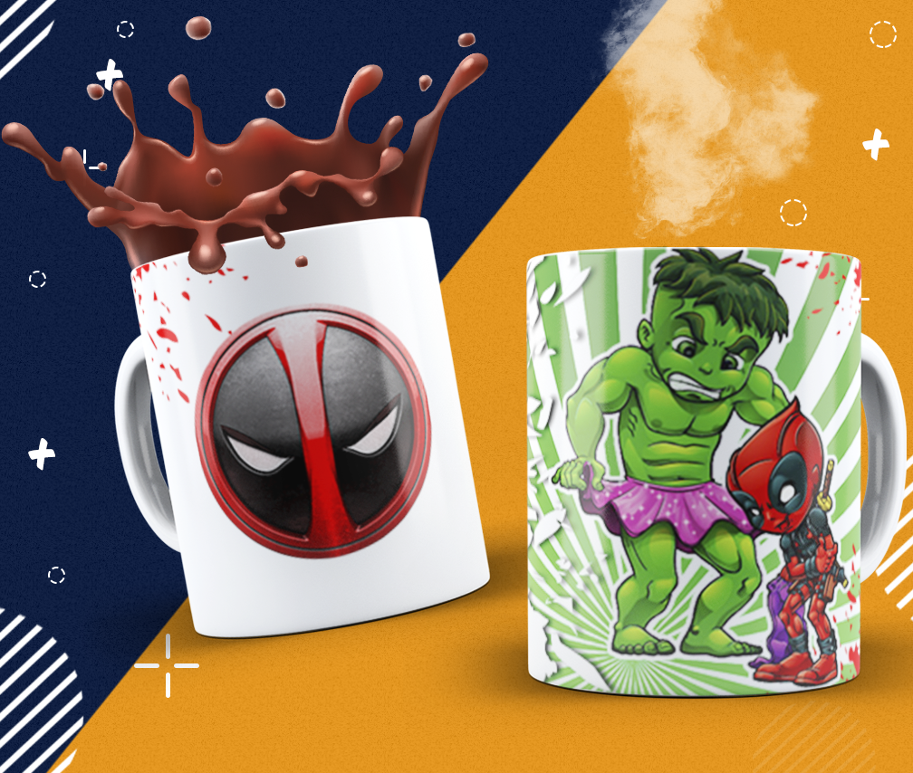 Tazas diseño Personajes DeadPool - Imagen 2