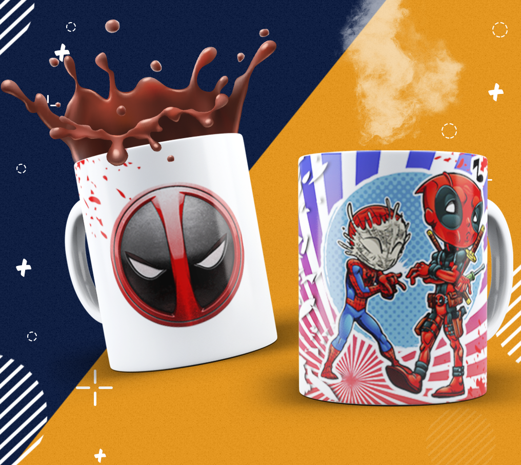 Tazas diseño Personajes DeadPool - Imagen 4