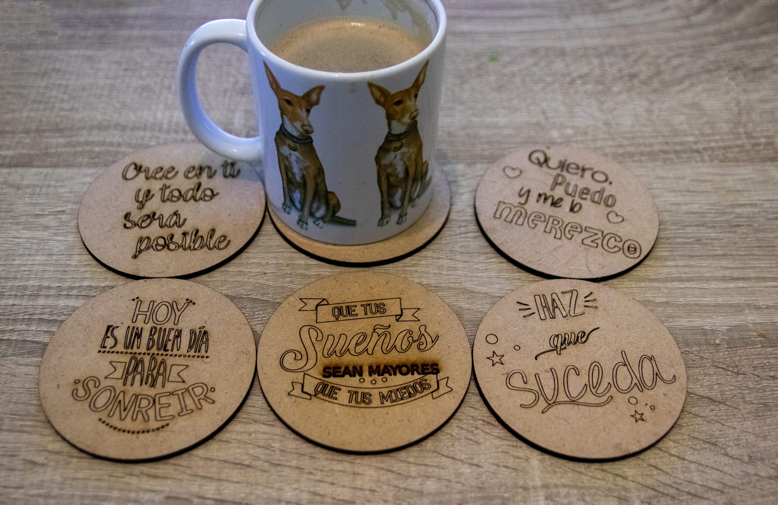 Posavasos motivadores