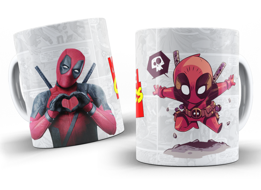 Tazas diseño Personajes DeadPool - Imagen 6
