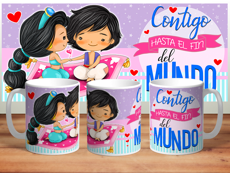 Tazas diseño Disney románticas