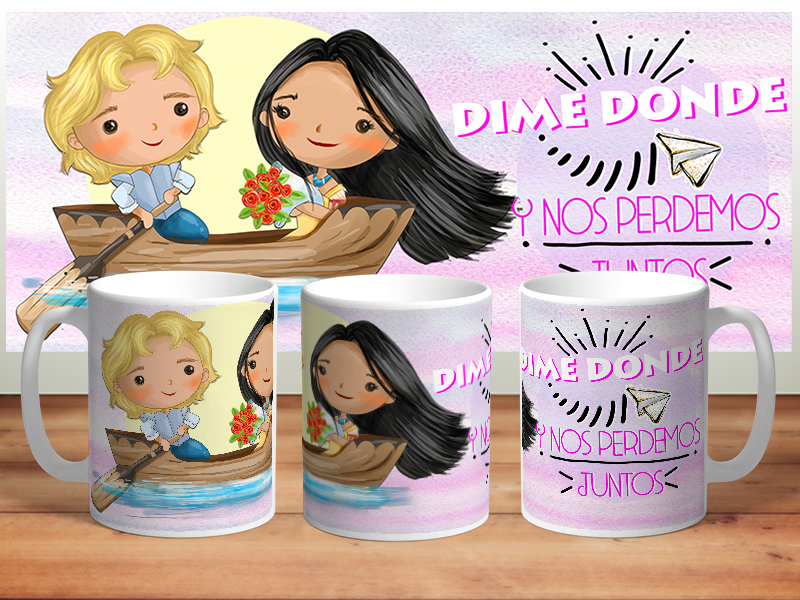 Tazas diseño Disney románticas - Imagen 4