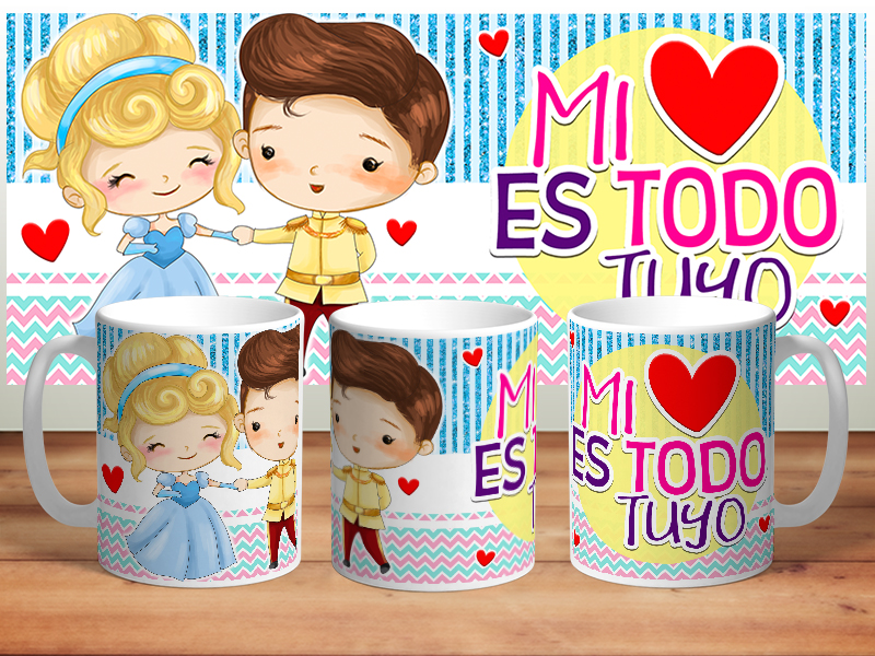 Tazas diseño Disney románticas - Imagen 9