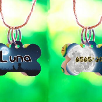 Chapitas personalizadas para mascotas DISEÑOS VARIADOS