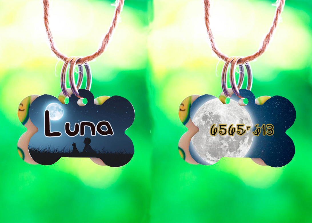 Chapitas personalizadas para mascotas DISEÑOS VARIADOS
