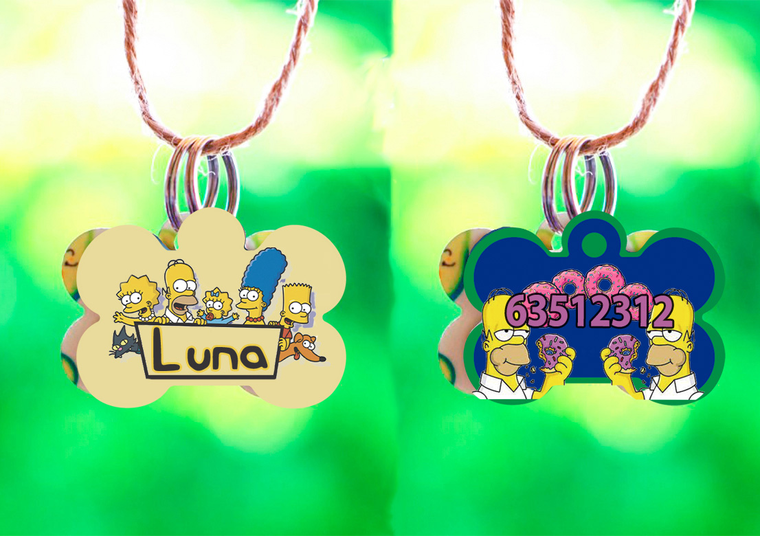 Chapitas personalizadas para mascotas DISEÑOS VARIADOS - Imagen 10