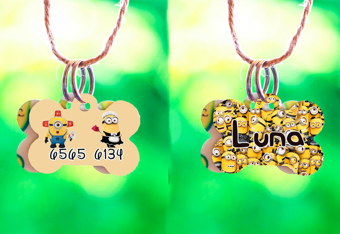 Chapitas personalizadas para mascotas DISEÑOS VARIADOS - Imagen 6