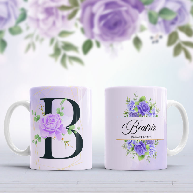Tazas personalizadas con diseños para las Damas de Honor - Imagen 2