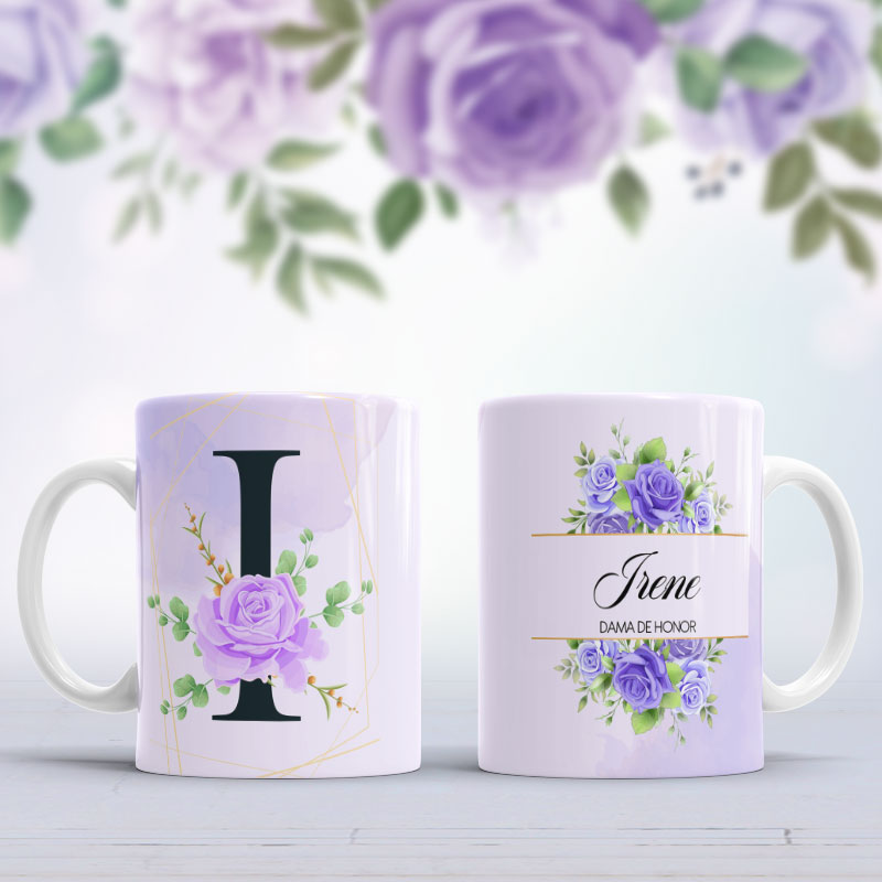 Tazas personalizadas con diseños para las Damas de Honor - Imagen 9