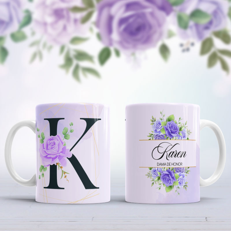 Tazas personalizadas con diseños para las Damas de Honor - Imagen 11
