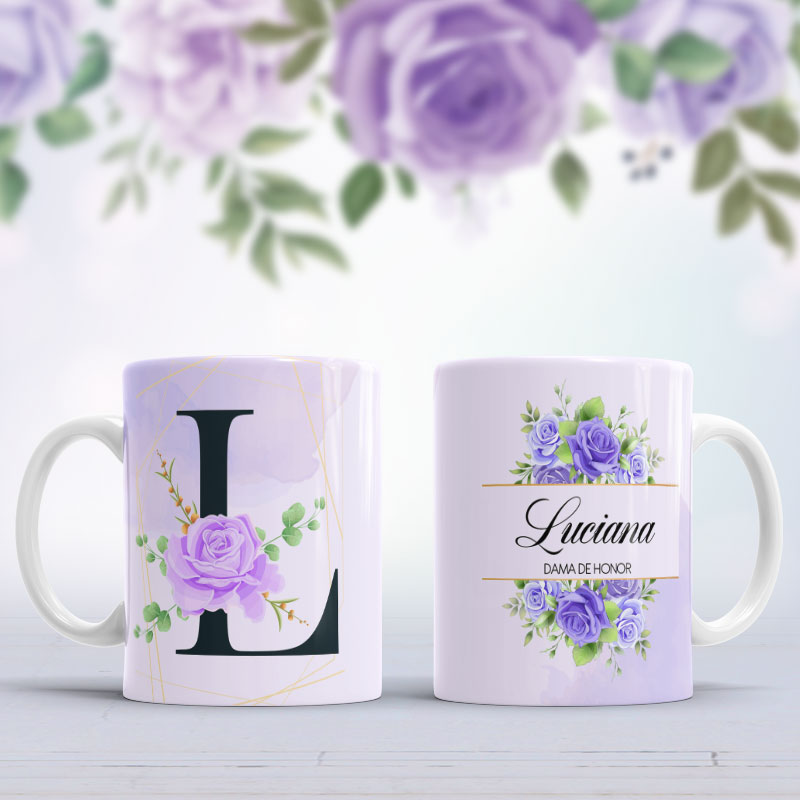 Tazas personalizadas con diseños para las Damas de Honor - Imagen 12