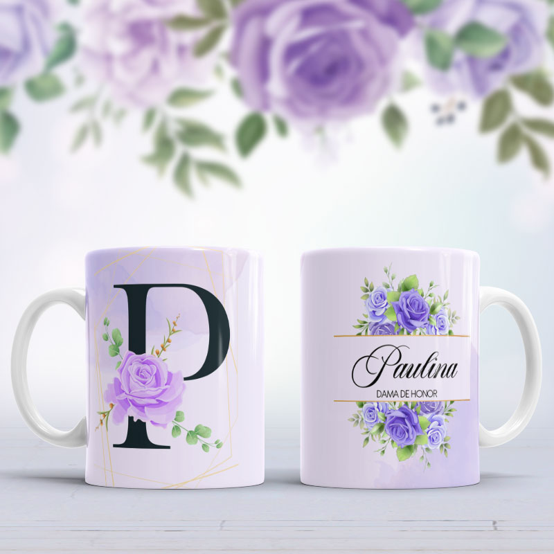 Tazas personalizadas con diseños para las Damas de Honor - Imagen 16