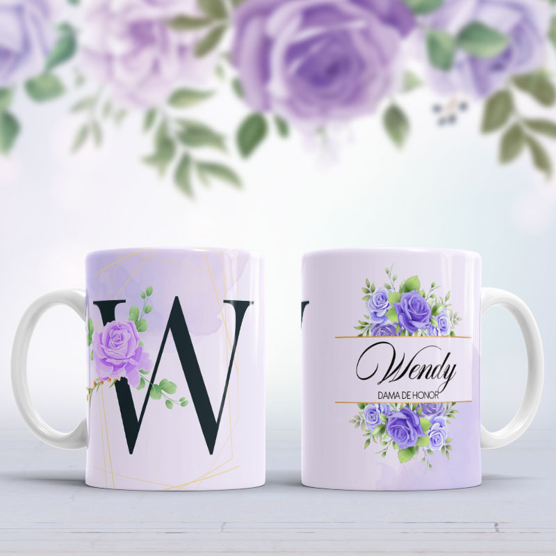 Tazas personalizadas con diseños para las Damas de Honor - Imagen 23