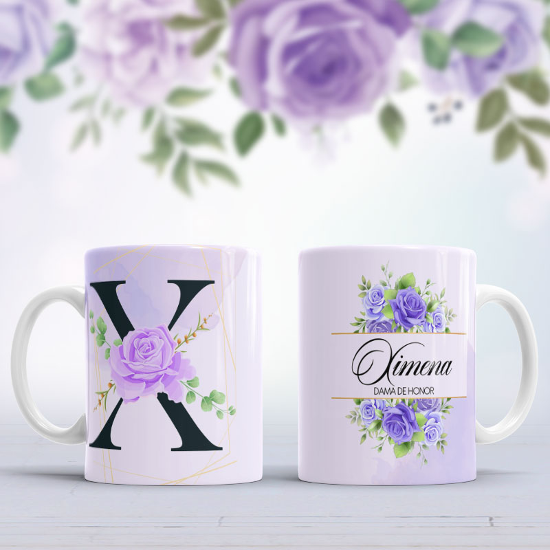Tazas personalizadas con diseños para las Damas de Honor - Imagen 24