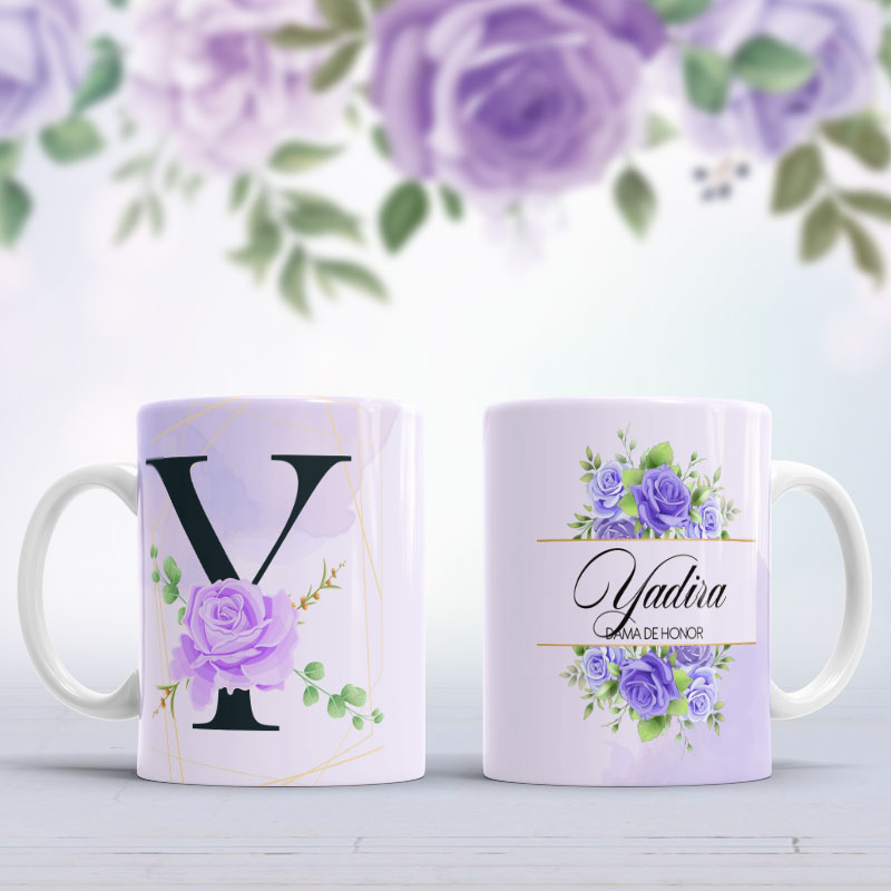 Tazas personalizadas con diseños para las Damas de Honor - Imagen 25