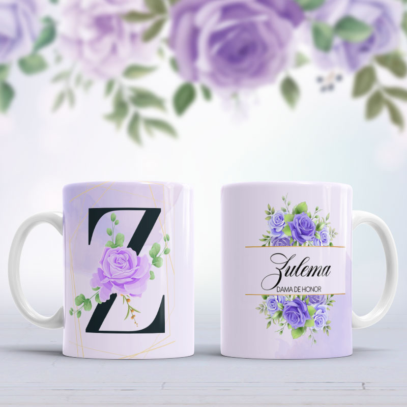 Tazas personalizadas con diseños para las Damas de Honor - Imagen 26