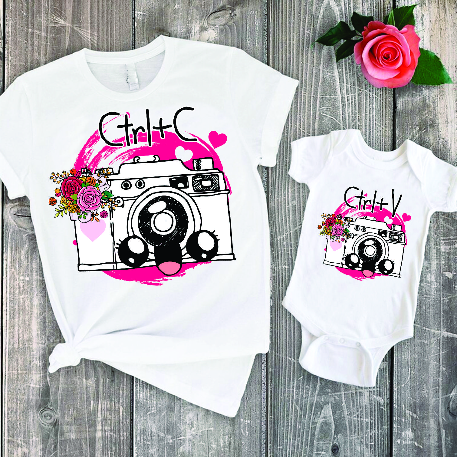 Conjunto de ropa para mamá y bebé a juego - Imagen 4