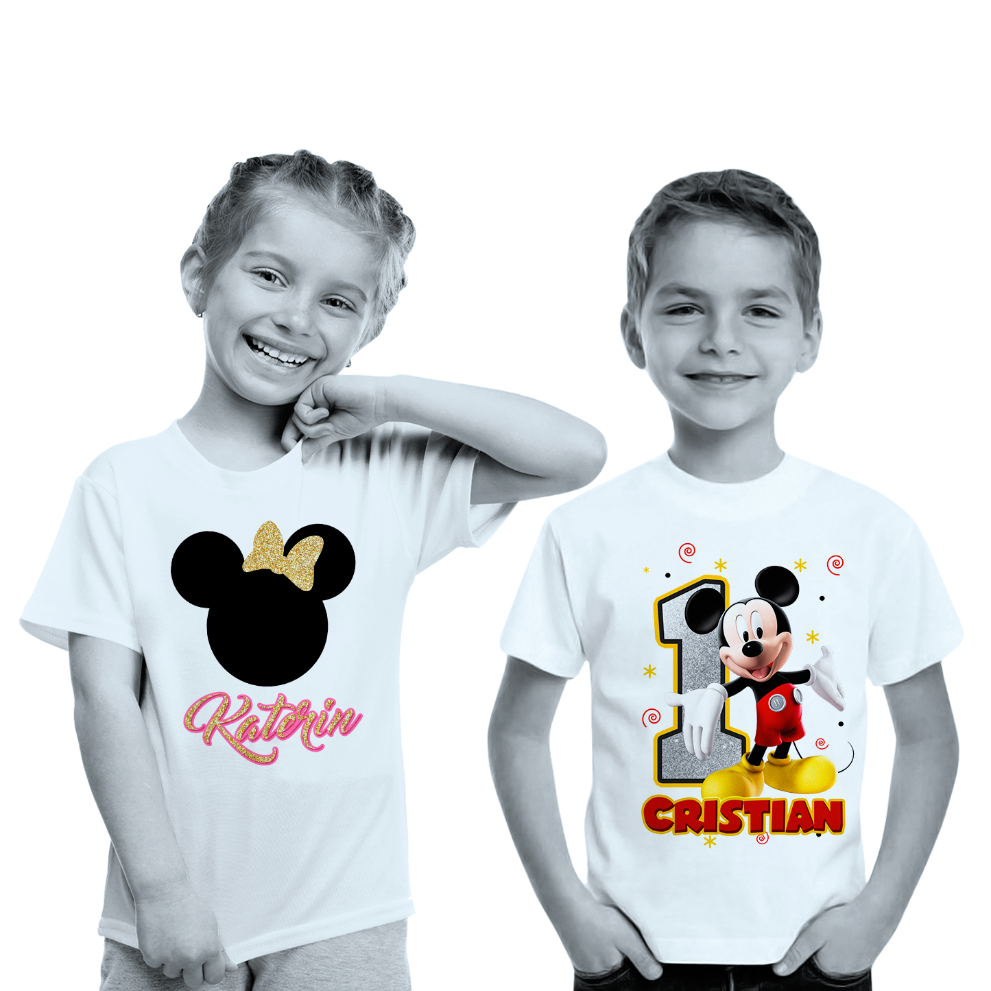 Camiseta infantil con la edad para felicitar el cumpleaños - Imagen 3