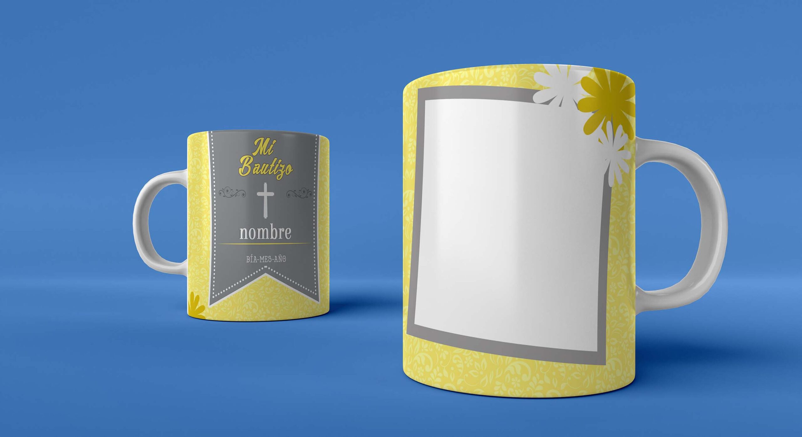 Tazas con diseños regalo Bautizo