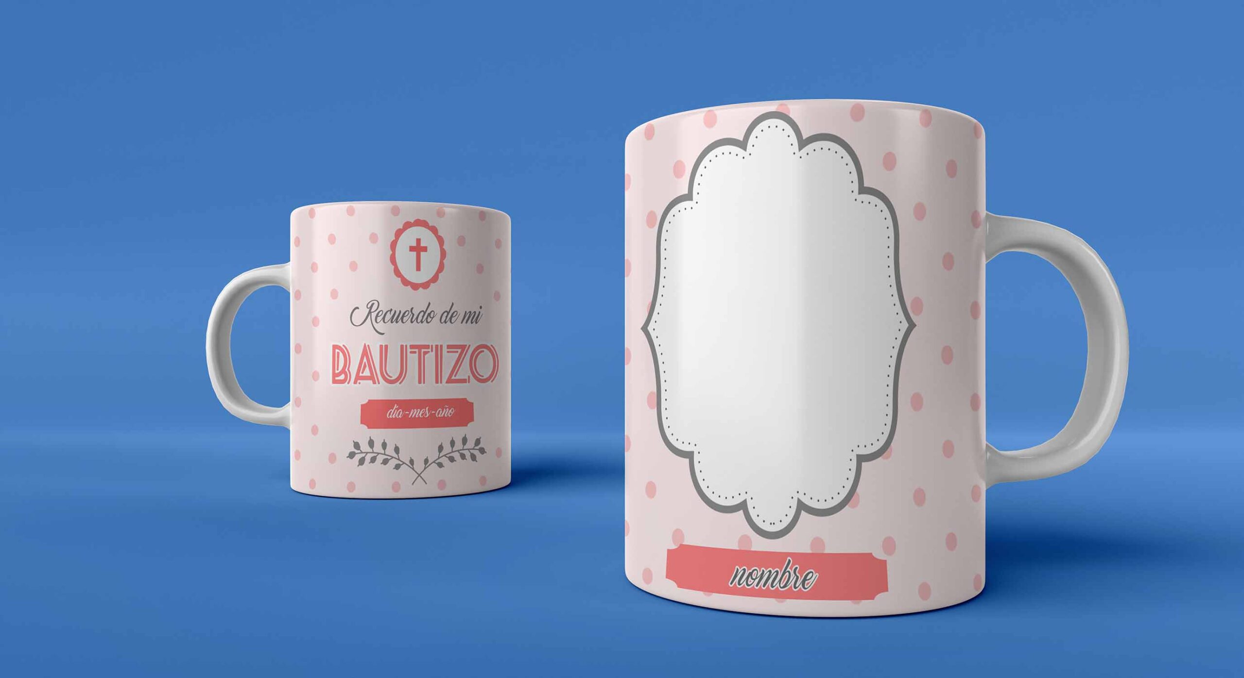 Tazas con diseños regalo Bautizo - Imagen 4