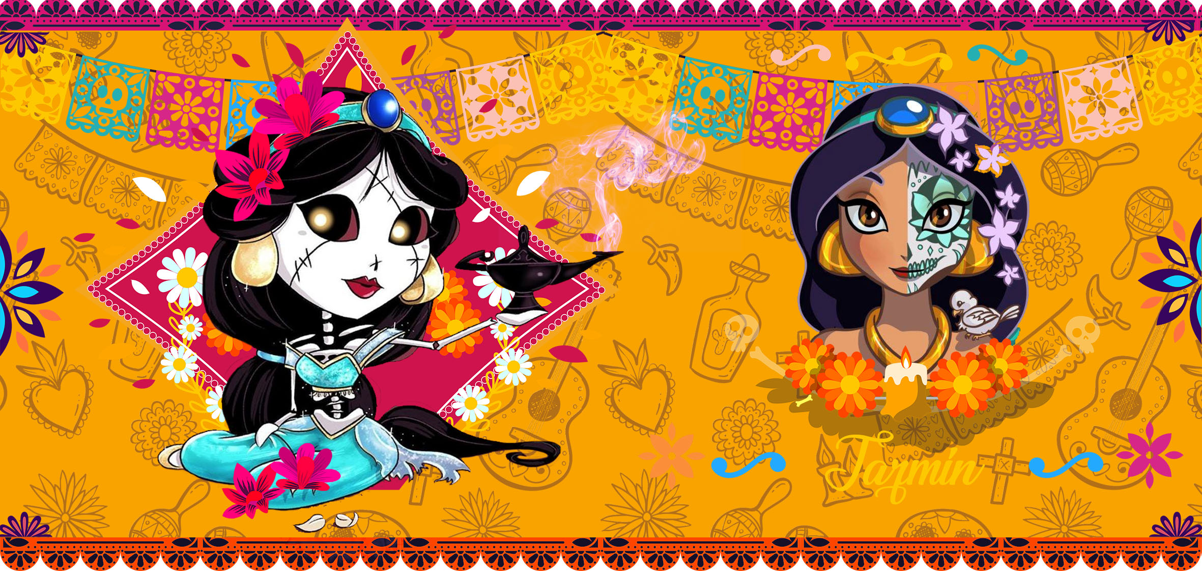 Tazas diseño princesas Disney terroríficas - Imagen 6