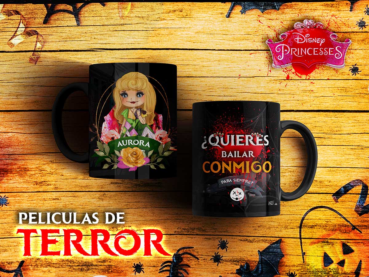 Tazas diseño princesas disney asesinas - Imagen 3