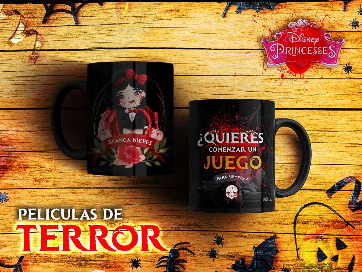 Tazas diseño princesas disney asesinas - Imagen 4
