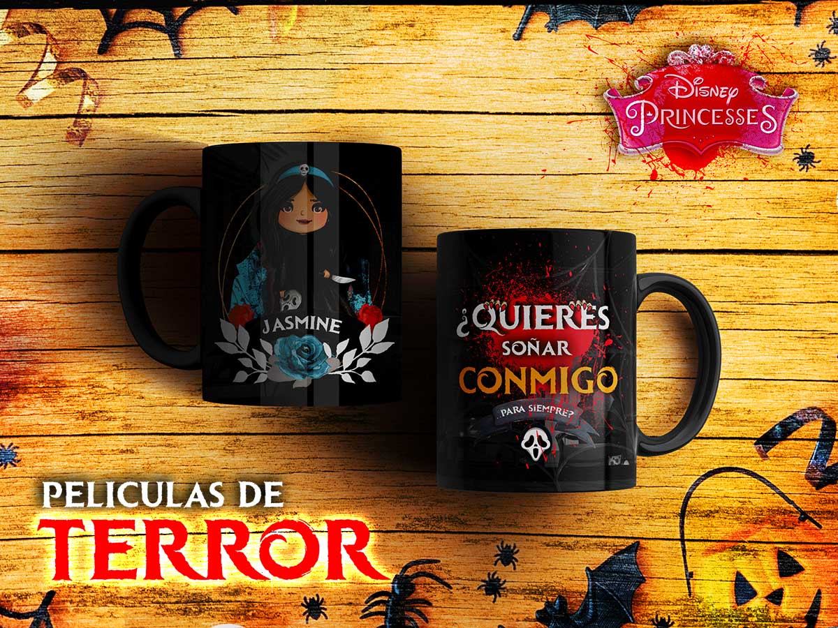 Tazas diseño princesas disney asesinas - Imagen 6