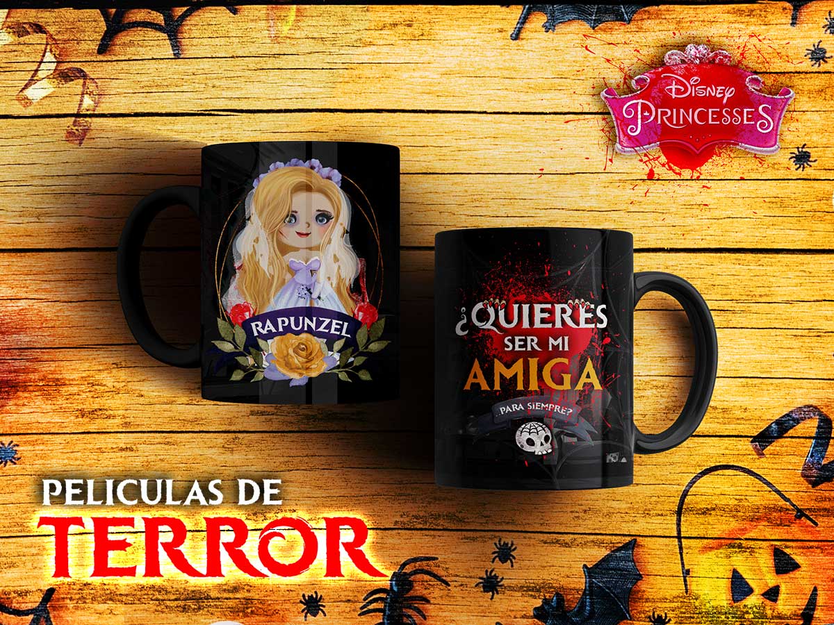 Tazas diseño princesas disney asesinas - Imagen 9