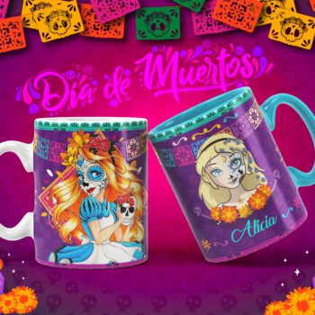 Tazas diseño princesas Disney terroríficas
