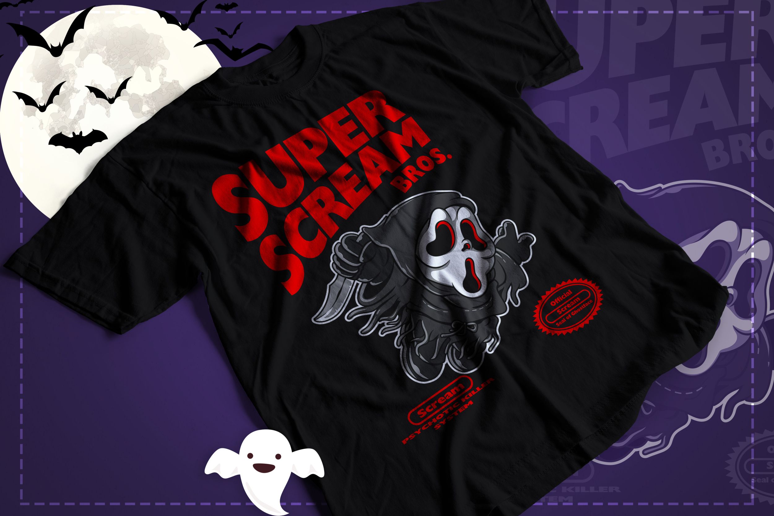 Camiseta terrorífica de Super Mario Bros - Imagen 5