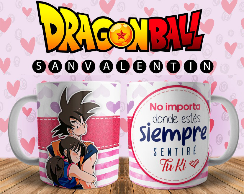 Taza de Dragón Ball especial San Valentín