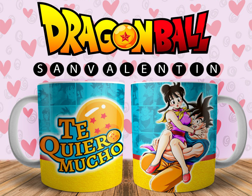 Taza de Dragón Ball especial San Valentín - Imagen 2