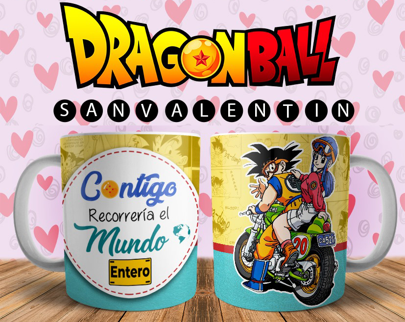 Taza de Dragón Ball especial San Valentín - Imagen 6