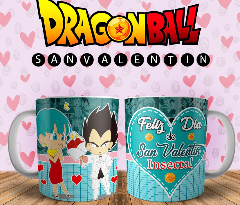 Taza de Dragón Ball especial San Valentín - Imagen 5