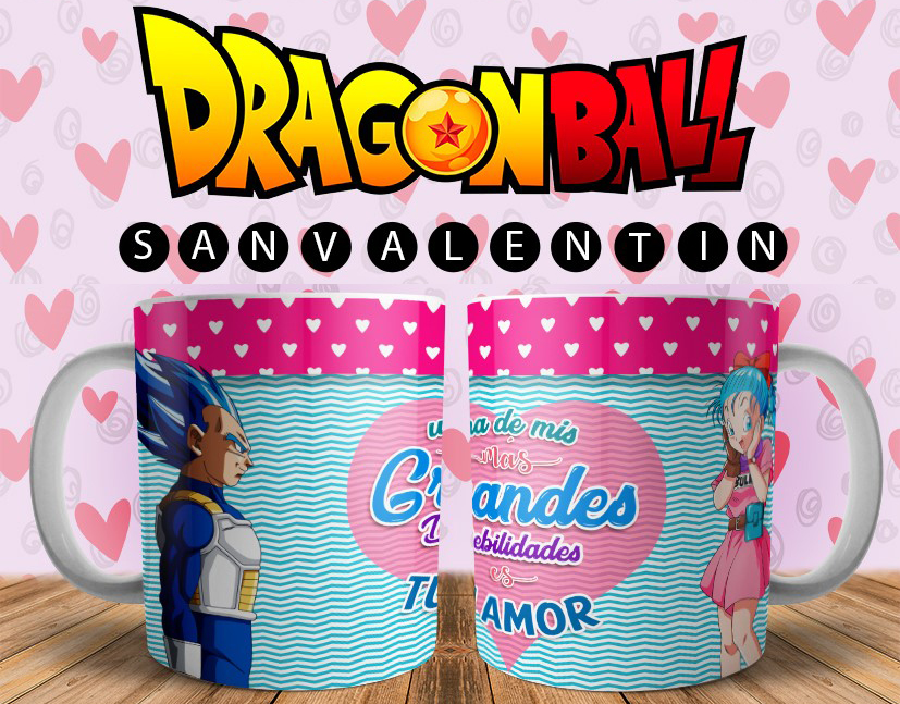 Taza de Dragón Ball especial San Valentín - Imagen 7