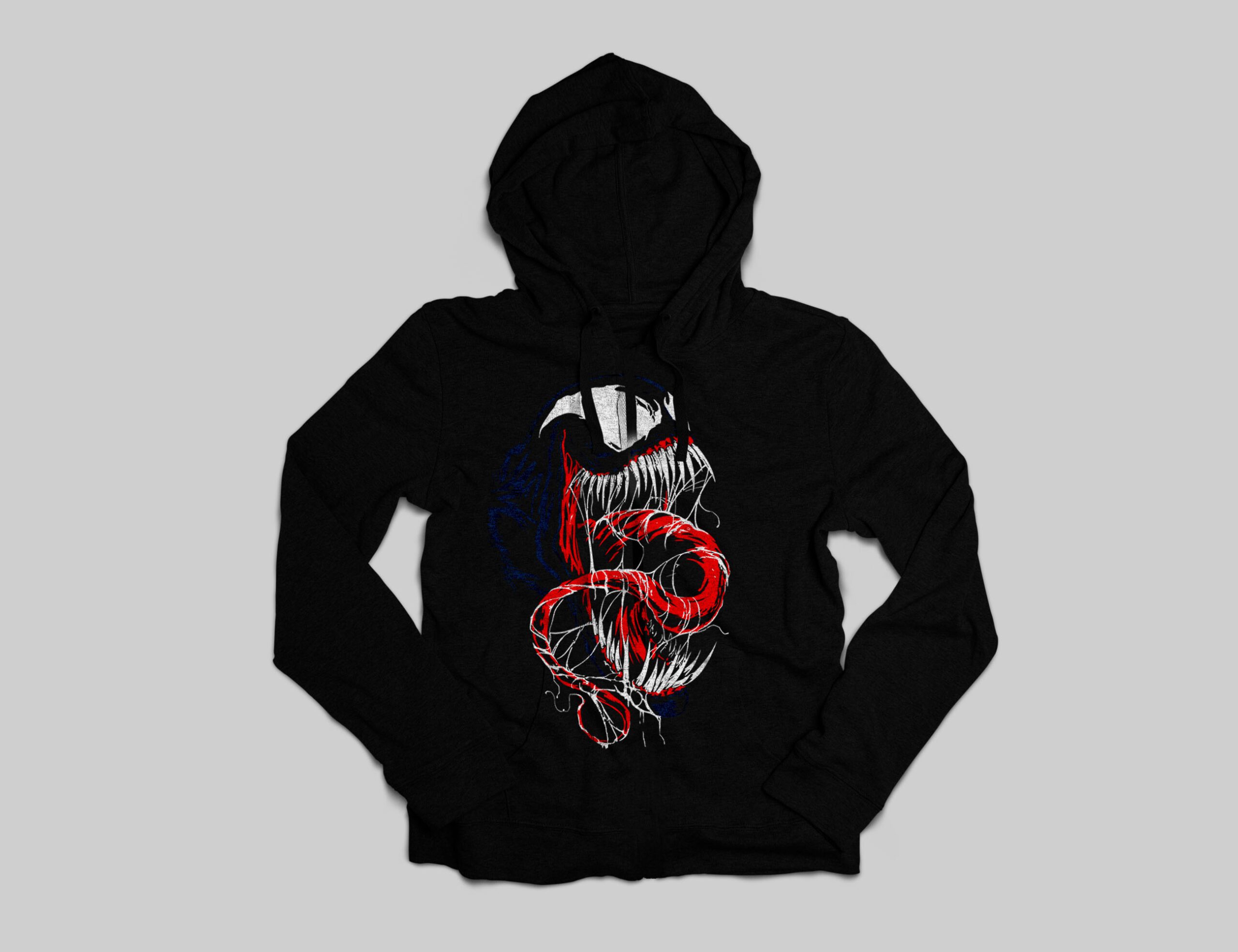 Camiseta o sudadera diseño de Venom rugiendo - Imagen 3