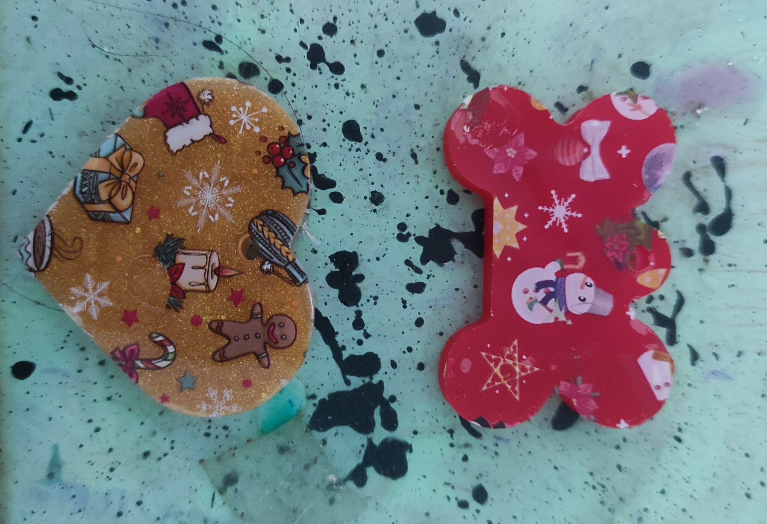 Chapa identificativa de resina para mascotas: DISEÑOS NAVIDEÑOS - Imagen 4