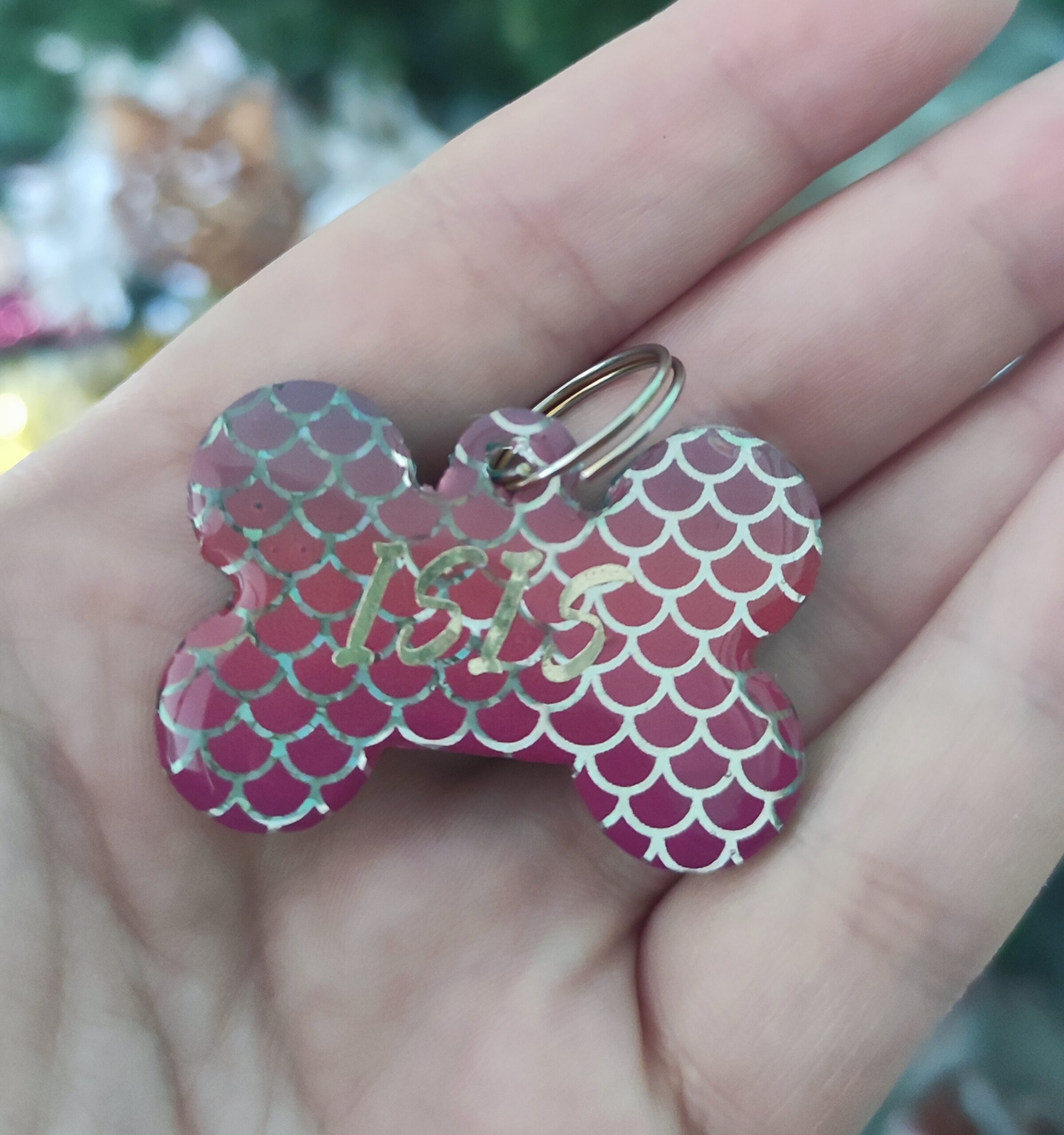 Chapa identificativa de resina para mascotas: DISEÑOS SIRENA - Imagen 3