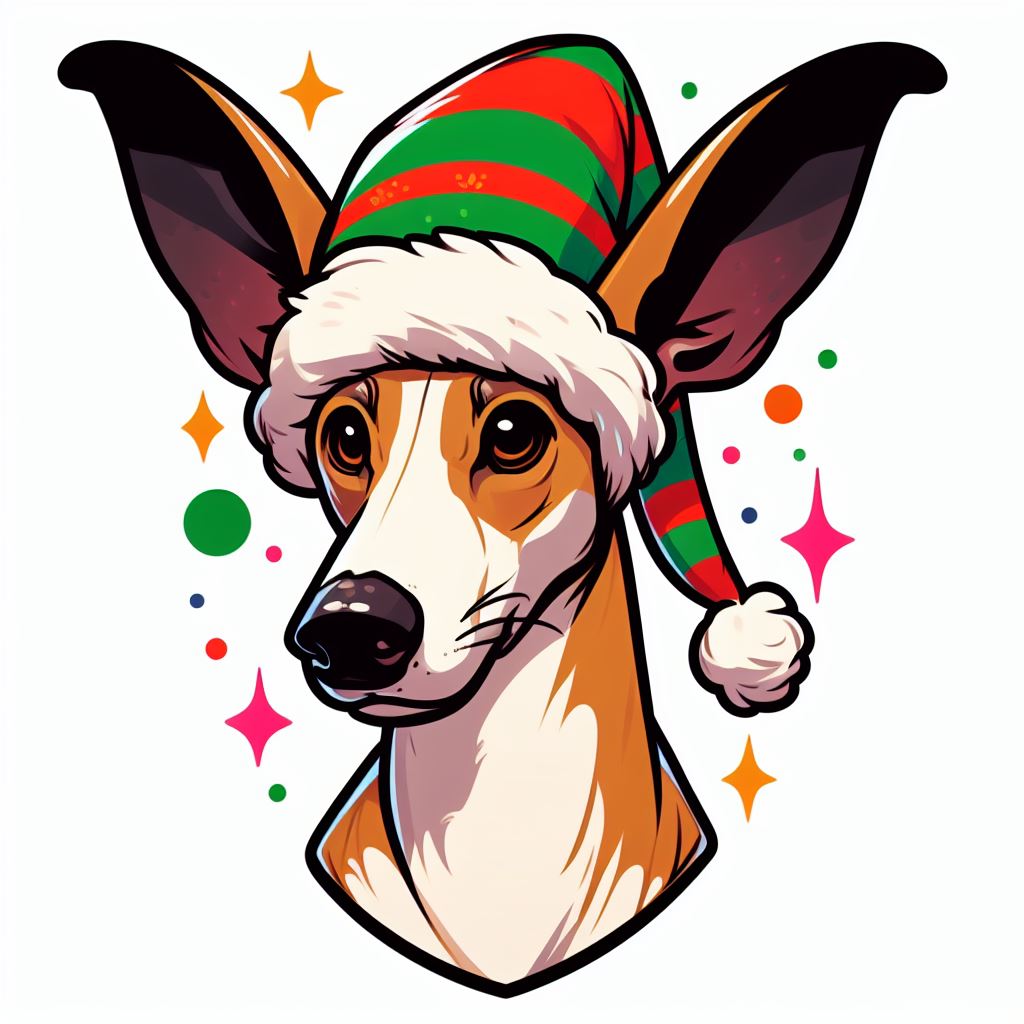 Calcetines diseño Podenco navideño - Imagen 2