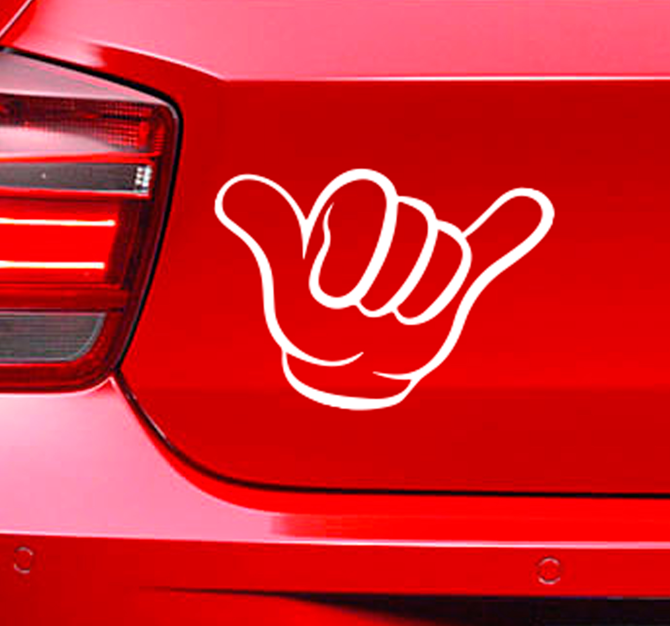 Vinilo para coche "Mano de chill"