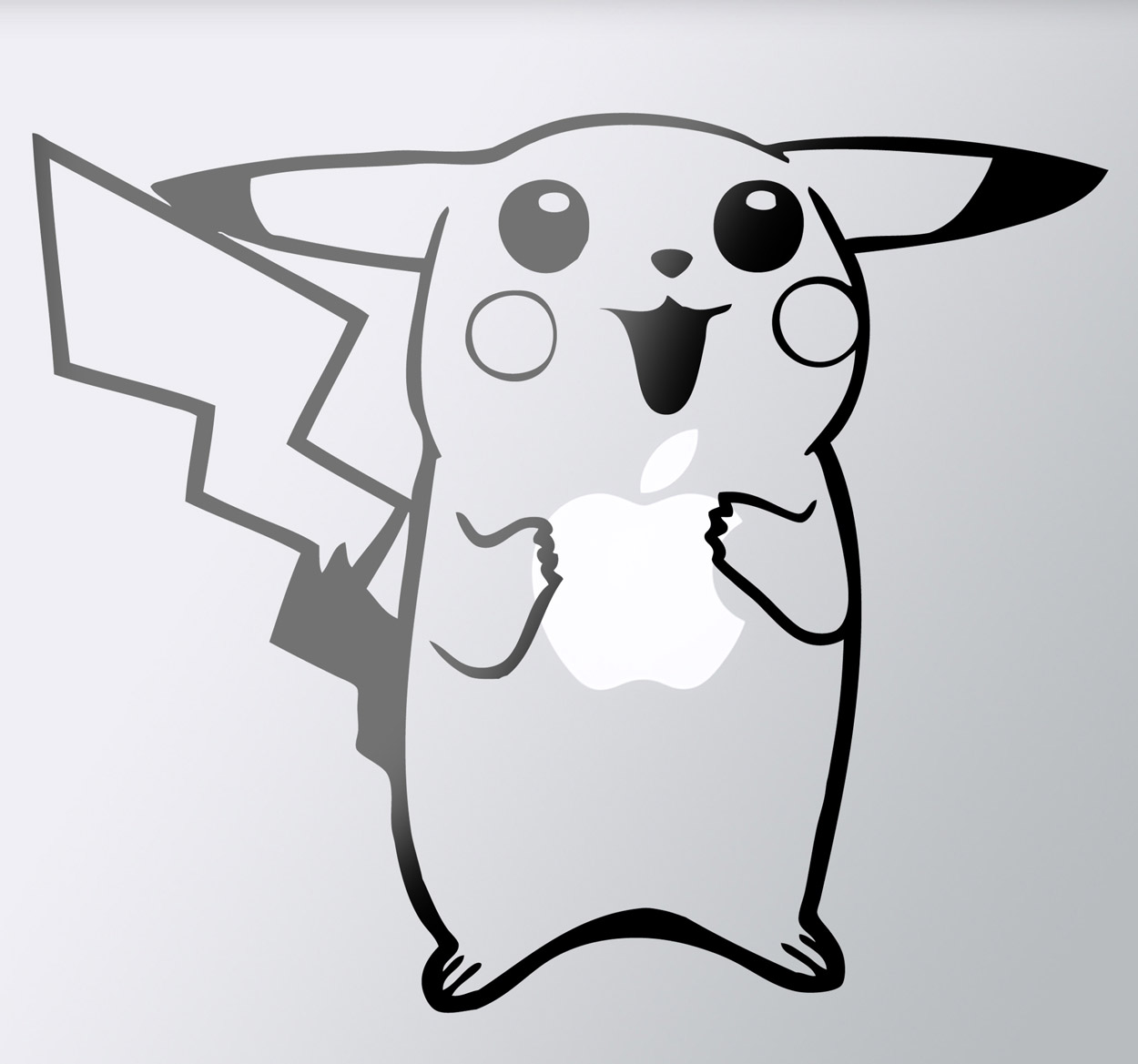 Vinilo para portátil "Pikachu"