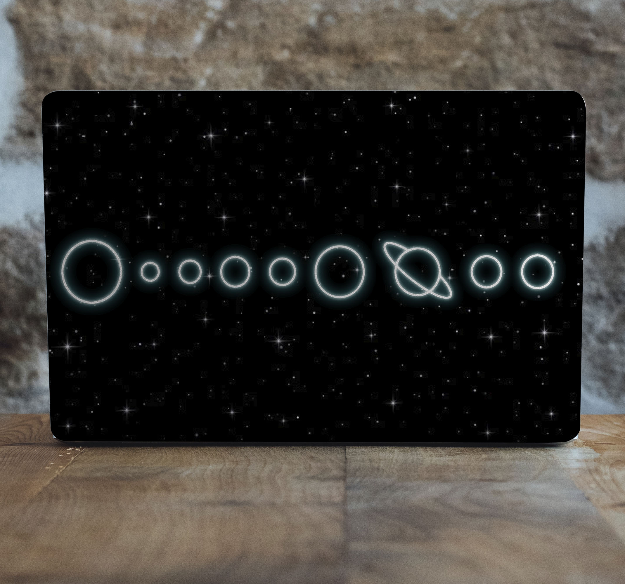 Vinilo para portátil "Planetas"