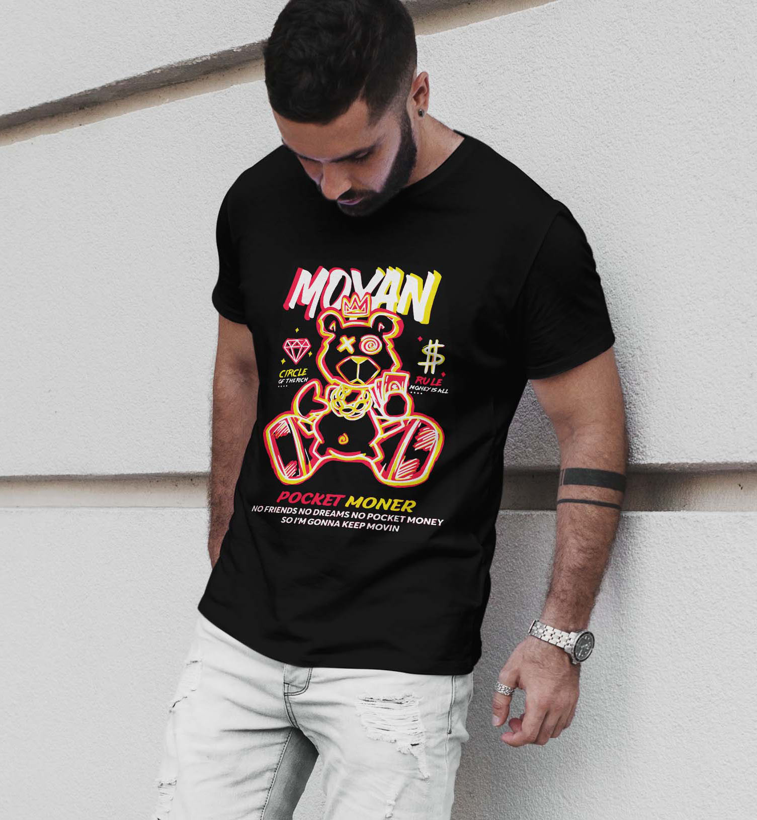 Camiseta diseño de Moxan