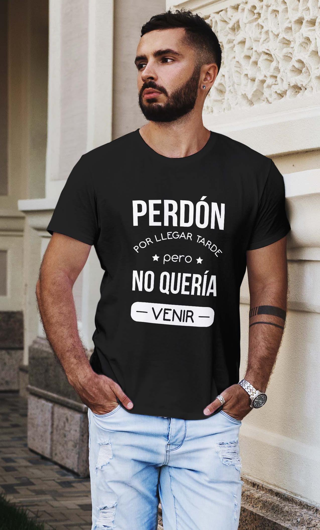 Camiseta o sudadera con la frase graciosa No queria venir
