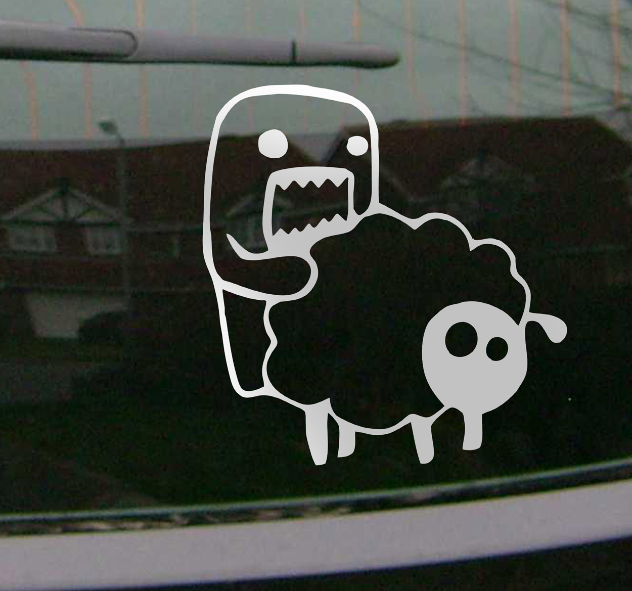 Vinilo para coche "Monstruo"