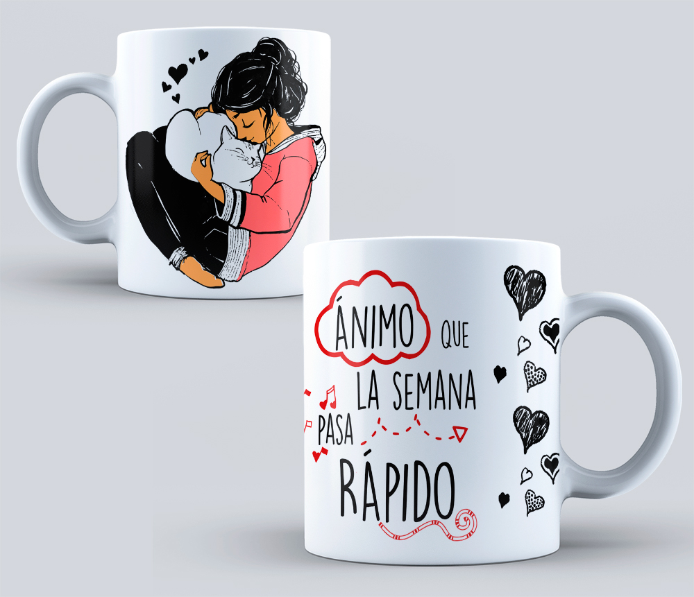 Colección de Tazas Amor Gatuno: Para los que Ronronean con Amor - Imagen 5